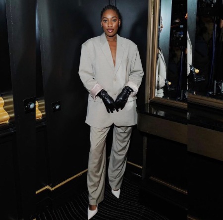 The picture of Sophia Brown clicked at the Vanify Fair London event.